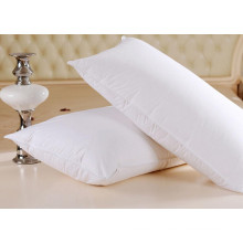 wholesale solid white cotton hotel pillow